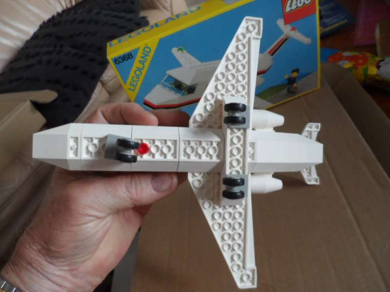 Vintage LEGO 6368 Jet Airliner Complete with Box and passenger