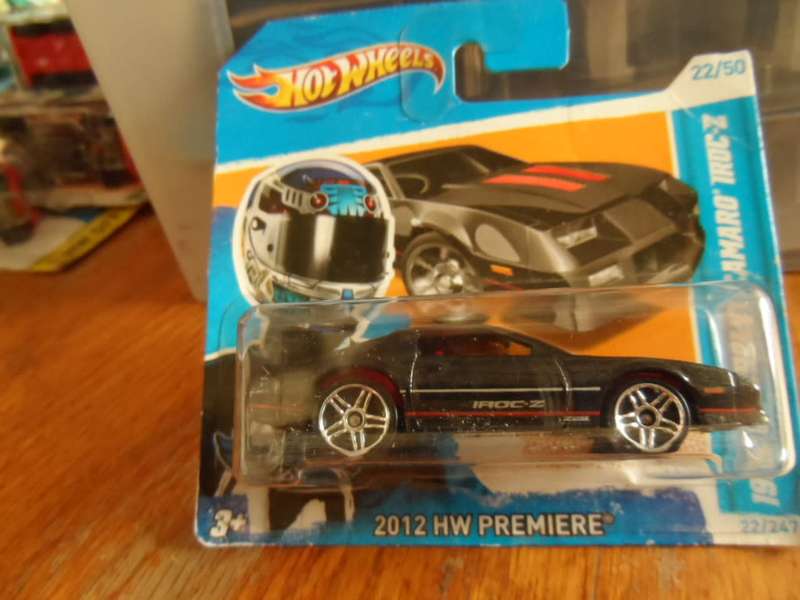 1985 Chevrolet Camaro Iroc-Z 22/247 HOT WHEELS sealed SHORT CARD 2012  [m52]