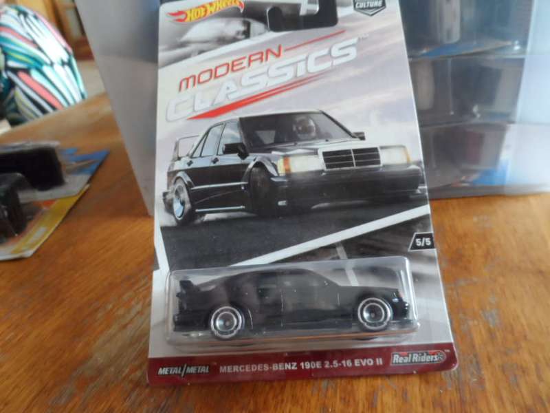 Hot Wheels Car Culture Modern Classics Mercedes Benz 190E 2.5-16 EVO II-sealed long card-[m51]