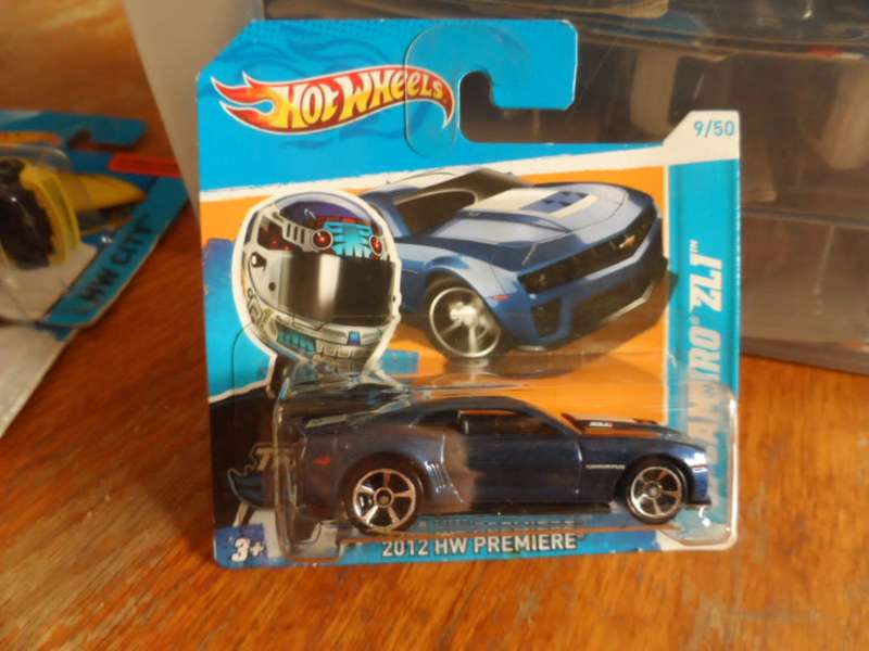 Hot Wheels - `12 Chevy Camaro ZL1 Coupe, 2012 New Models Series-sealed short card-[m49]