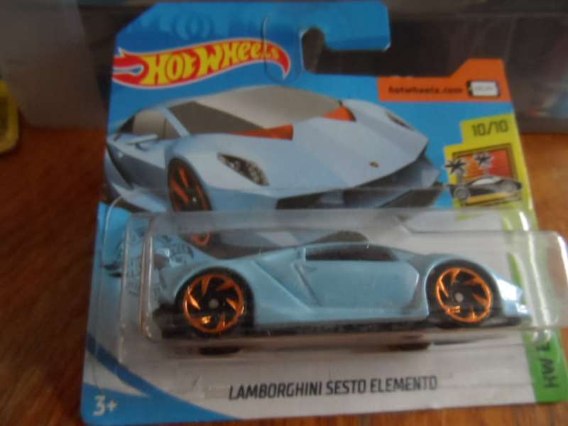 Hot Wheels Lamborghini Sesto Elemento Light Blue #164 164/250 HW Exotics 10/10  [m47]