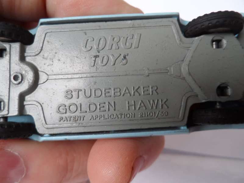 vintagecorgi toys 211s studebaker golden hawk   [d24]