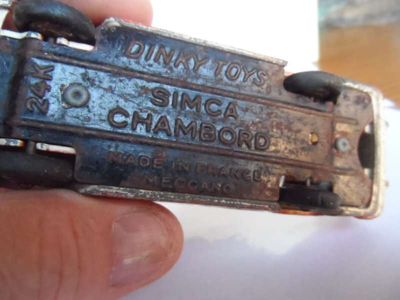 DINKY TOYS #24K, Simca Chambord  Made in France, Original  [m23]