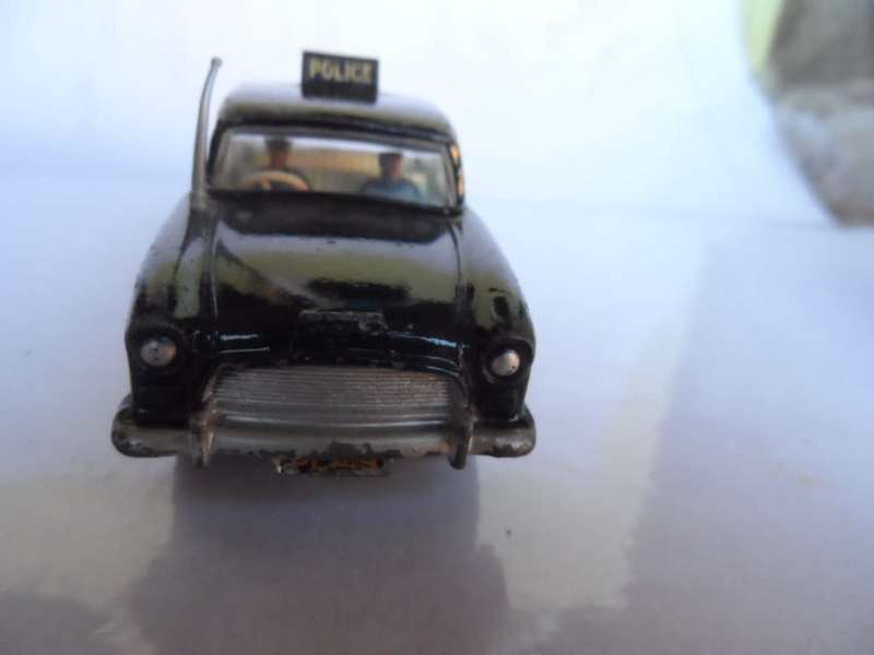 DINKY TOYS Meccano England #256 HUMBER HAWK POLICE PATROL CAR  1960  [m23]