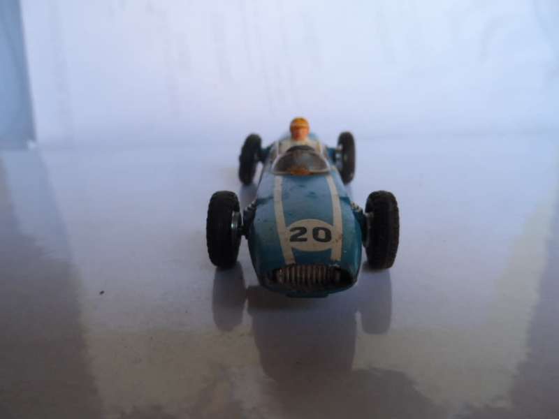 Vintage Dinky Toys #240 Cooper Race Car in Blue  [m22]