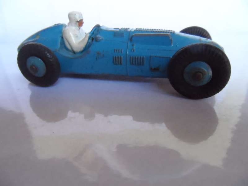 DINKY 230 `TALBOT LAGO RACING CAR` BLUE #4. VINTAGE. ORIGINAL. COMPLETE.  [m22]
