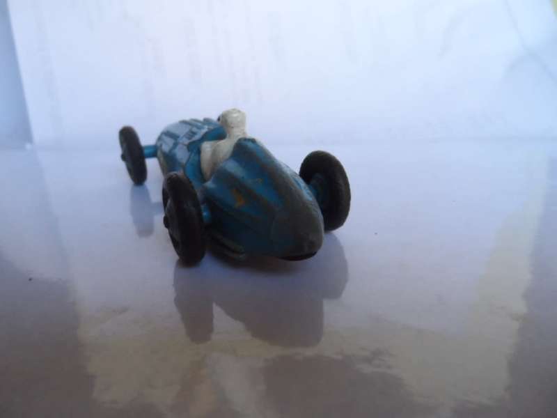 DINKY 230 `TALBOT LAGO RACING CAR` BLUE #4. VINTAGE. ORIGINAL. COMPLETE.  [m22]