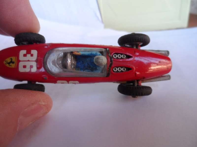 CORGI TOYS # 154 VINTAGE FERRARI FORMULA 1 RACING CAR 1962  [m22]