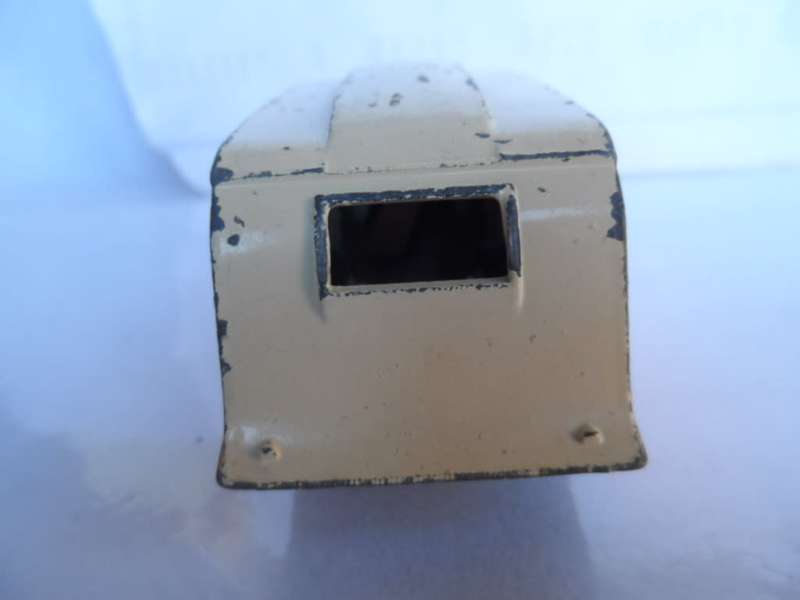 DINKY 190 CARAVAN good condition 1950s- orange/cream - [m22]