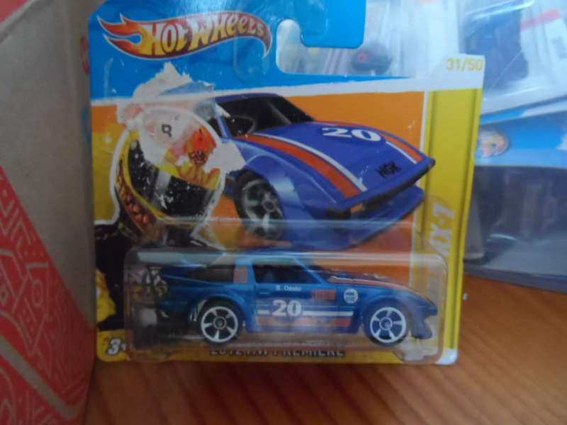 Hot Wheels 1995 Mazda RX-7 Blue  [M50]