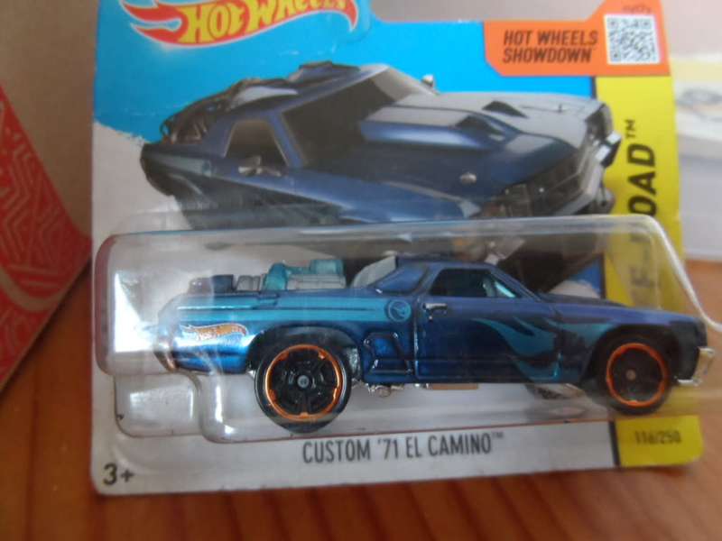 2014 Hot Wheels  #116 HW Off-Road CUSTOM `71 El CAMINO Blue w/MC5Sp  [M58]