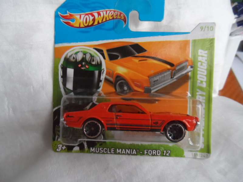 2012 Hot Wheels Muscle Mania - Ford 9/10 `68 Mercury Cougar 119/247  [m47]