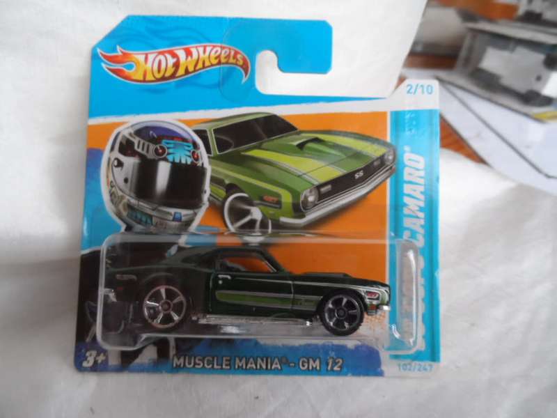 2012 Hot Wheels Muscle Mania - GM 102/247 `68 Copo Camaro 2/10    [m53]