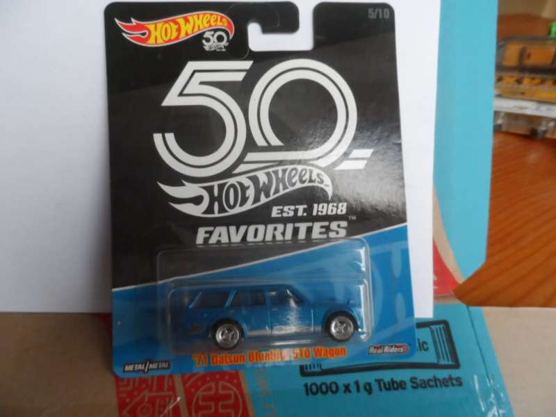 HOT WHEELS 2018 ANNIVERSARY 50 Th FAVORITES `71 DATSUN BLUEBIRD 510 WAGON [m56]