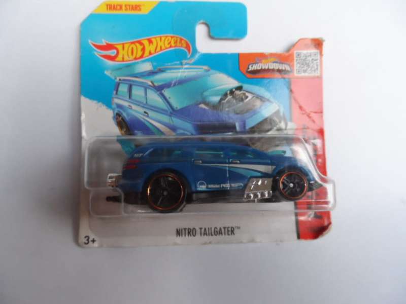 Blue Nitro Tailgater HW Race Hot Wheels  [m56]