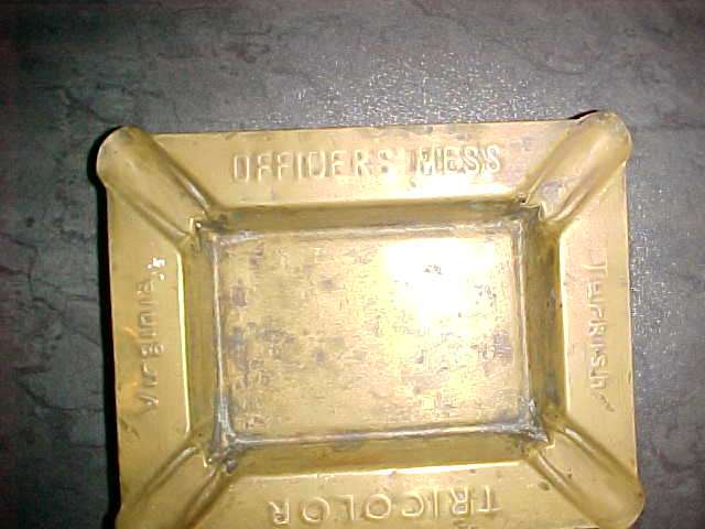 BRASS OFFICERS MESS ASHTRAY
