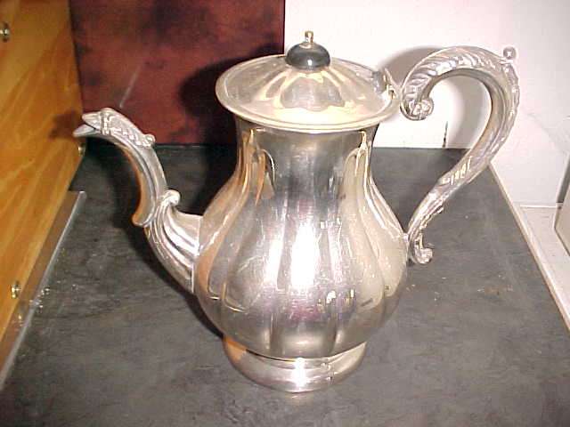 ABSOLUTELY BEAUTIFUL SILVER PLATED COFFEE POT