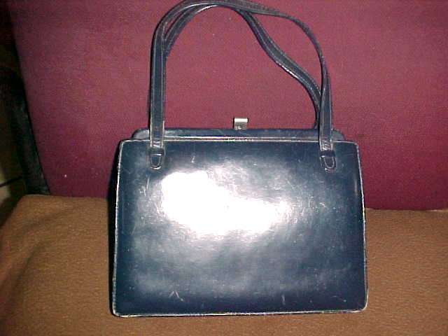 Vintage Navy ladies bag