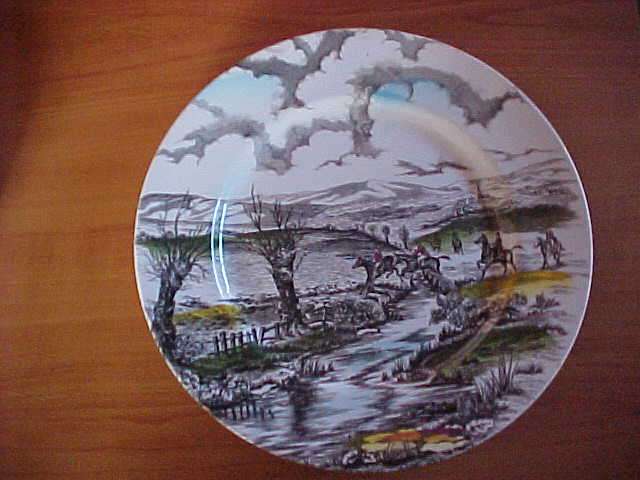 Three Grindley staffordshire Plate England
