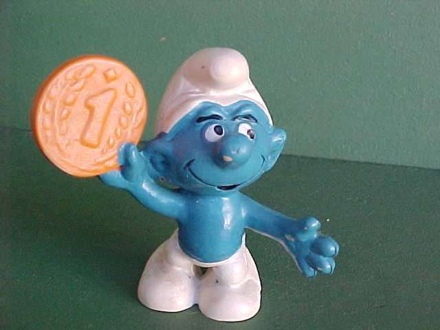 SMURF WITH MEDALLION