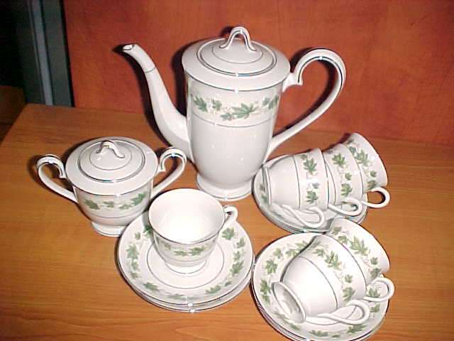RC JAPAN 591 YVETTE NORITAKE COFFEE SET  STUNNING