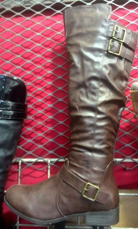 PREMIUM QUALITY* WINTER TWO BUCKLE FLAT  BOOTS