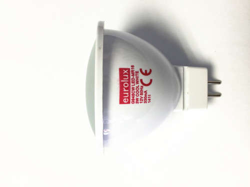 Eurolux 3W LED Down light -Cool White DC12V MR16