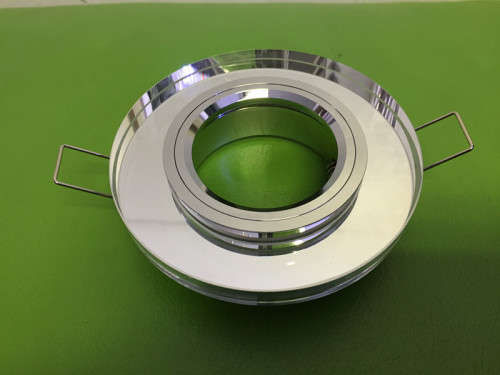 New Design Glass Round Recessed down/Spot lights Fitting Suitable For MR16 GU10 Lights