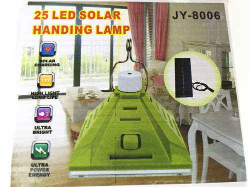 25 LED Solar Handing Lamp AC-DC Covert