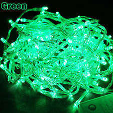 GREEN LED String Decorative Wedding Christmas Party Fairy Lights 10M (Extendable)