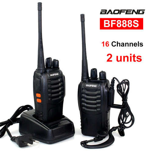 2 x Baofeng Professional Two Way Radio / Walkie Talkie (2 Walkie Talkies)