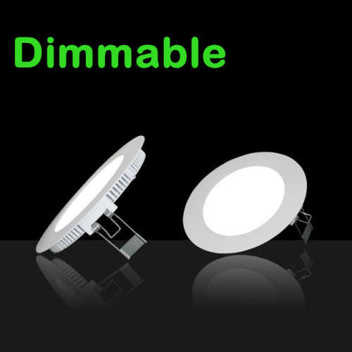 6W Dimmable Led Panel Downlight LED Ceiling Recessed Light Round - Warm White (Two Years Warranty)
