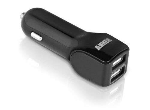 Anker Dual-Port Car Charger 24W 4.8A-Black