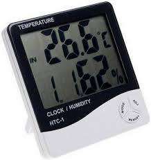 TEMP AND HUMIDITY METER/CLOCK