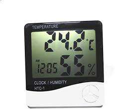 TEMP AND HUMIDITY METER/CLOCK