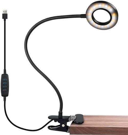 LED USB Clip-on Desk Lamp