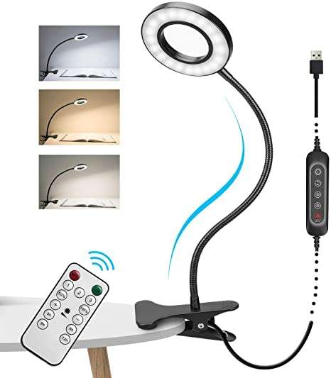 LED USB Clip-on Desk Lamp