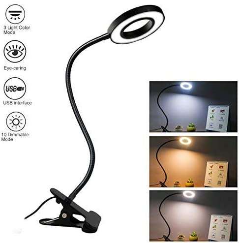 LED USB Clip-on Desk Lamp