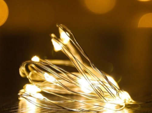 10M Solar LED Fairy String Lights - Warm White
