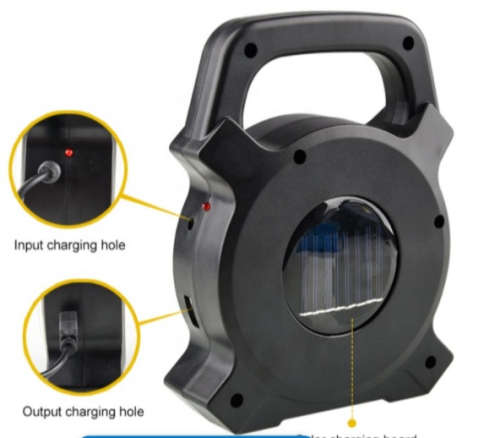 Solar - Work Light with Built-In Solar Panel