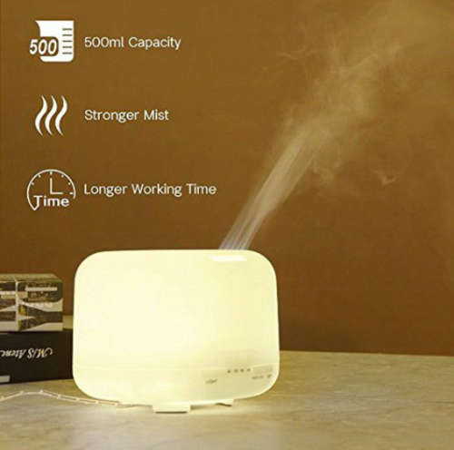 Aromatherapy Essential Oil Diffuser and Humidifier