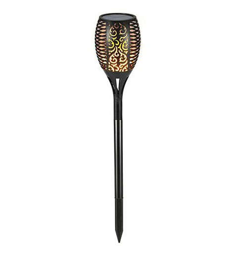 Solar LED Flickering Flame Outdoor Light - Pack of 2