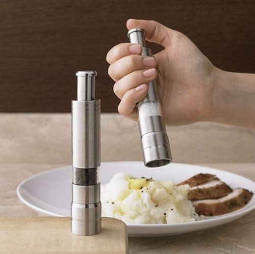 Set Of 2 Mini Salt & Pepper Grinders