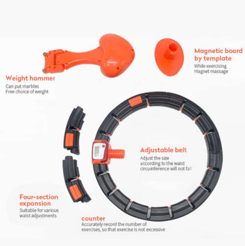 Smart Auto-Spinning Thin Waist Hoop for Weight Loss,Exercise & Burning Fat
