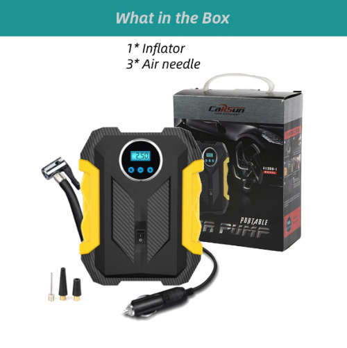 Carsun Multifunctional Digital Car Tyre Pump With One Touch Function
