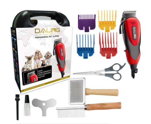 DALING 11-in-1 Electric Pet Clippers Rechargeable Grooming Trimmer Kit