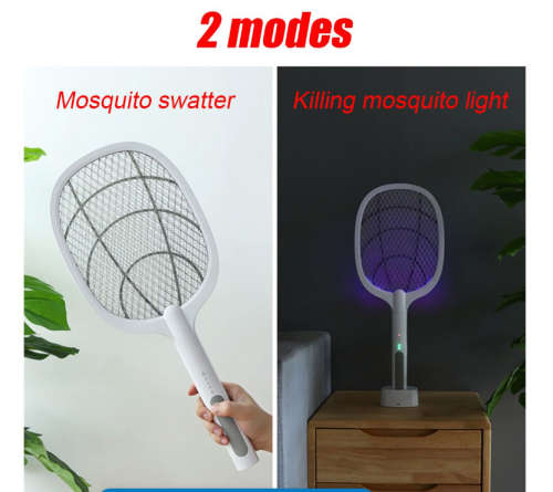 Rechargeable Mosquito Zapper Racket Fly Swatter