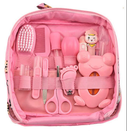 13 in 1 New Born Baby Care Kit - Pink