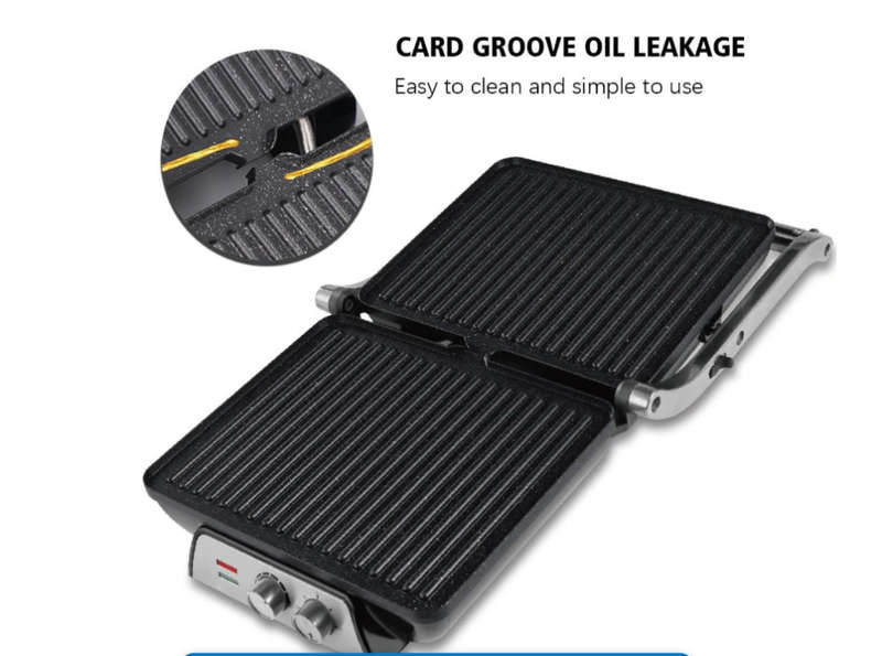 RAF 2000W Non-stick Pan Professional Steak Grilling Machine Electric Grills