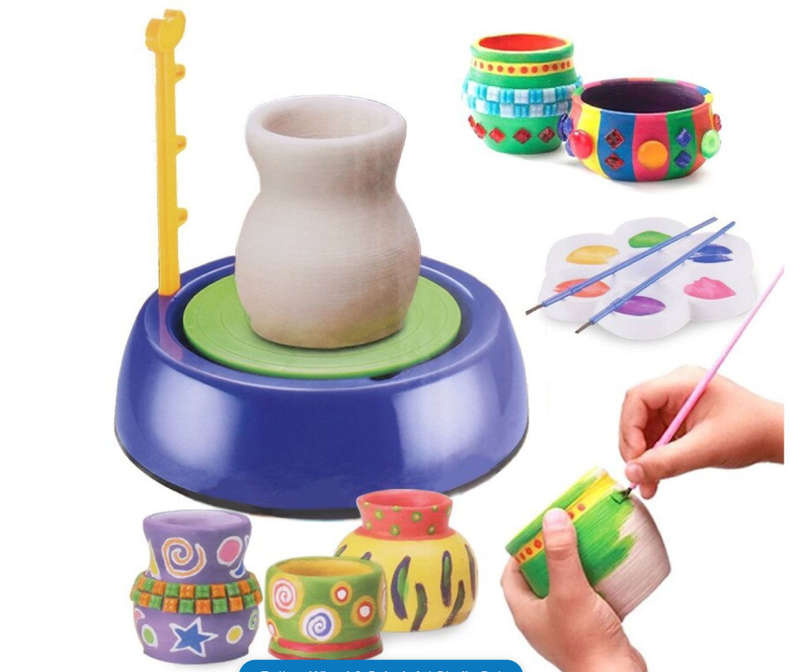 Pottery Wheel & Splash Art Studio Set